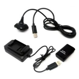 Chargers Double Rechargeable Battery + USB Charger Cable Pack for XBOX 360 Wireless Controller