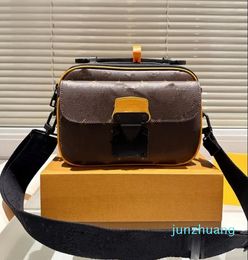 Designer -Mens Messenger Bags Outdoor Cross Body Camera Bag Flaps Single Shoulder Floral Purses Handbags