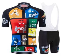 2020 Pro Cartoon Team Cycling Jersey Bib Short 9d Set Mtb Bike Clothing Ropa Ciclismo Bike Wear Clothes Mens Maillot Culotte1278058