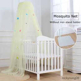 Crib Netting Baby Crib Mosquito Net Canopy Netting With Lace Palace Luxury Floor Net Baby Cot Canopy Kids Room Decoration