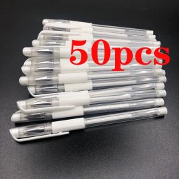 accesories 50pcs White Pencil Tattoo Marker Pen Microblading Pencil for SemiPermanent Eyebrow Lip Design White Surgical Pen Tattoo Supply