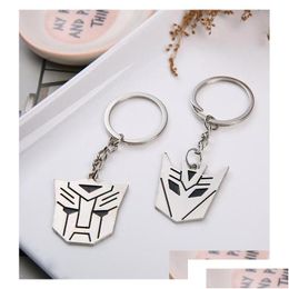 Keychains Lanyards Keychains Lanyards Couple Keychain Creative Metal Transformers Hanging Ring Gift7301903 Fashion Accessories Othkz Dhztw