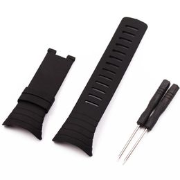 Watch Accessories For Suunto core Watches Men 100% All Standard Bracelet Black Belt Tape Strap205C