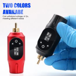 Supply 2000mAh Wireless Tattoo Power Supply Professional Rechargeable Mini Portable Tattoo Battery RCA Jack Permanent Makeup Supplies