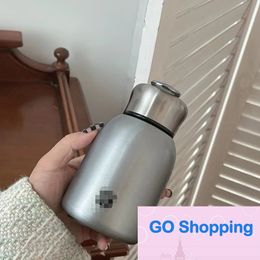 Top Shuangli Same German Little Chubby Stainless Steel Handle Vacuum Mug Portable Compact Big Belly Cups Wholesale