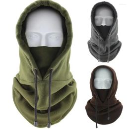 Bandanas Polar Fleece Balaclava Fashion Full Face Windproof Ski Mask Caps Warmer Beanies Women Man