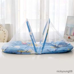 Crib Netting Baby Mosquito Net For Crib Portable Foldable Bed Mosquito Net Newborn Summer Sleep Play Tent Polyester Mesh Bedroom Supplies