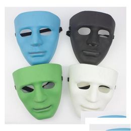 Party Masks Men Women Bboy Hiphop Mardi Gras Mask Fl Face Masquerade For Halloween Graduation Birtyday Drop Delivery Home Garden Fes Dhmcb