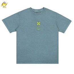 Men's T-Shirts Embroidery Cav Empt T Shirt Washed Batik Short Sleeve Men Woman 1 1 Fashion Hip Hop Good Quality CAVEMPT C.E Tops Tee J240221