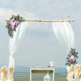 Decorative Flowers Wedding Arch Floral Swag Backdrop Artificial For Front Door