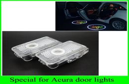 2pcs 2016 newest 1 set for Honda Acura MDX ZDX TL RLX Automobiles car light source LED door welcome lights laser projector logo gh6109313