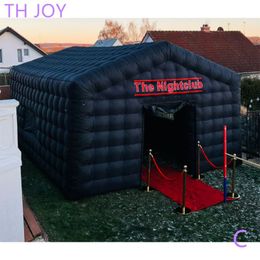 10x6x4.5mH (33x20x15ft) free air ship to door,outdoor activities portable Inflatable bar house inflatable disco tent with light, inflatable nightclub tent