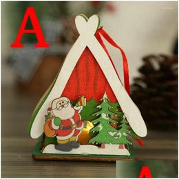 Christmas Decorations Led Lights Pendants Ornaments Table Decoration For Home Xmas Light Decor Supplies Drop Delivery Garden Festive P Othme