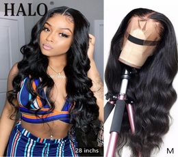 Lace Frontal Human Hair Wig Body Wave 13x4 Lace Front Wig Full Wavy 26 inchs Water wave Wigs For Black Women2617210