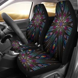 Car Seat Covers Tribal Pattern Cover Set 2 Pc Accessories Mats