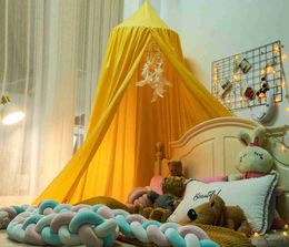 Crib Netting Baby Canopy Mosquito With Windows Children Room Decoration Crib Netting Infant Tent Hung Dome Baby Bed Curtain Photography Props