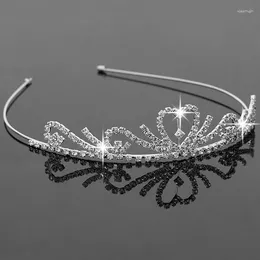 Hair Accessories Bride's Hairband Girls Rhinestone Princess Crown Headband Wedding Tiara Sticks Girl Women 200pcs/lot