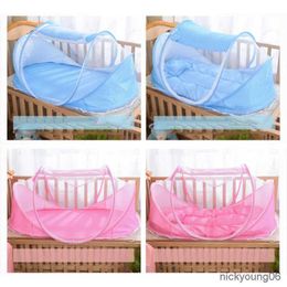 Crib Netting Baby Bed Portable Mosquito Net Crib Netting Folding Baby Mosquito Net Mattress Pillow Suit Newborn Cradle Mesh Tent Baby Bedding