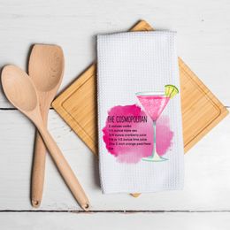 Funny Cocktails Mogito Waffle Tea Towels Holiday Hostess Gift Kitchen Dish Napkins