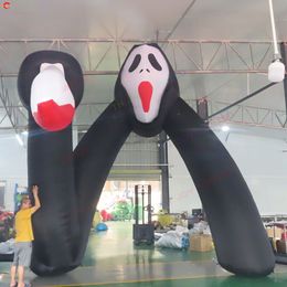Free Door Ship Outdoor Activities Halloween inflatable arch with sword for sale