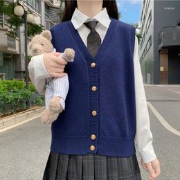 Women's Vests Knitted Cardigan Vest For Women Grey Colour Oversize Loose Fitting V-neck Sleeveless Top Spring Thin Sweater Tank