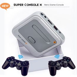 Players Dropshipping SUPER CONSOLE X WiFi 3D HD TV Video Consoles 40000+ Games Retro Game Console Player for NDS/PS1/PSP/GBA/N64