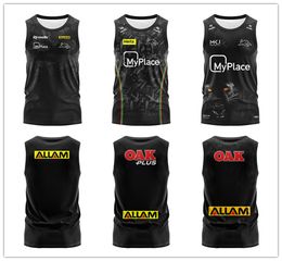 2024 new Australia Penrith Panthers Home Away Rugby Sleeveless Shirt Men Sport Training Vest Sportwear Outdoor Sweatshirts T-shirts