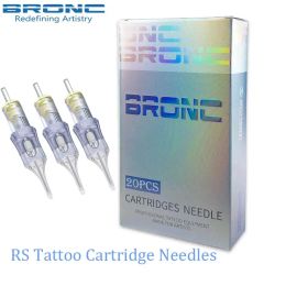 Needles BRONC Pro Tattoo Cartridge Needles RS Standard Disposable Sterilised Tattoo for Tattoo Machines Grips 20pcs/lot