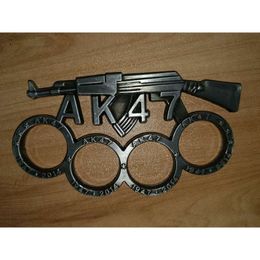 Defense Four Finger Self Tiger Hand Support Fist Buckle Zinc Alloy Material Durable And Wear Resistant - Ak47 928513