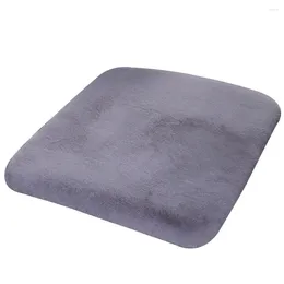 Car Seat Covers Artificial Sheepskin Cushion Warm And Cozy Improves Blood Circulation Multi Functional For Home Office Black