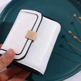 Wallets Multi-functional Coin Purse Women Clutch Bag PU Small Money Clip Wallet Leather Business Card Holder Hasp