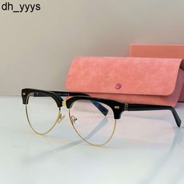 Miui for prescription glasses miumius sunglasses women Optical frame 2024 new Modern sophistication Europe America Classic Thurmont style