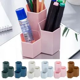 Storage Bottles Desk Pen Holder Large Capacity Pencil Box School Office Stationery Pens Brush Stand