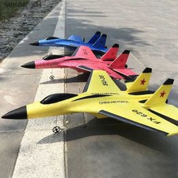 Electric/RC Aircraft FX620 RC Plane Drone SU35 2.4G Fixed Wing Fighter Electric Toys Aeroplane Glider EPP Foam Toys Kids Boys Gift