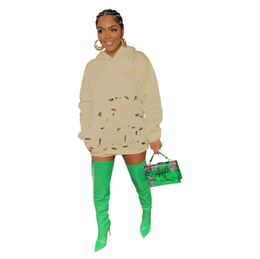 2024 Warm Designer Hoody Hooded Hoodies Mens Women High Quality Streetwear Pullover Sweatshirts Loose Jumper Tops Reflective Clothing Size S-2XL
