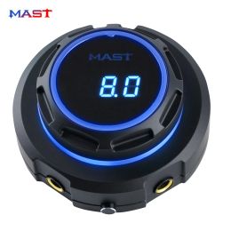 Supplies Mast OLED Round Tattoo White Display Screen Power Supply For Coil & Rotary Tattoo Machines Tattoo Supplies