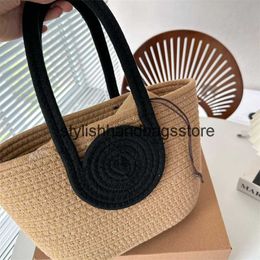 Beach Bags Designer Woven Tote Bag Women Beac Fasion Leer Decoration andbag obo Soulder Men Luxury Totebag Open SoppingH24221