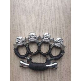 Tiger Finger Four Self-Defense Hand Support, Fist Buckle, Zinc Alloy Material, Sturdy And Wear-Resistant Buddha Head&Ghost Head 997976