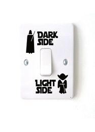 dark side light side practical living function vinyl switch sticker CA2981125265