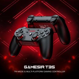 Gamepads GameSir T3s Gamepad Bluetooth 2.4G Wireless Controller for Android Phone/Windows PC/VR/TV Box/for Playstation 3 Joystick for PC