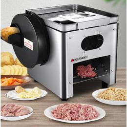 Wholesale mini Electric fresh meat slicer / household stainless steel meat cutter / Electric cutter machine for home use