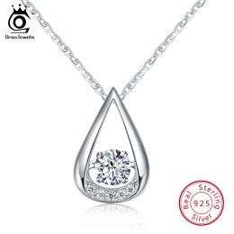Pendants ORSA JEWELS 100% 925 Sterling Silver Pendants Necklaces for Charm Lady's Wedding&Engagement Fashion Women's Jewelry SN40