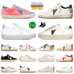 Scarpe casual Super Star Ball Star Sneakers Italia Classic DO VECCHI SCARPE SPACCHI SCAPPA CREMA SULE SOLE SOLE DONNA DONNA GIOVANE IN PIEGNI A PATTO PIETTORE STAME DELLA TUAGGIO 36-46