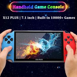 Players X7/X7 Plus/X12/X12 Plus Portable Handheld Video Game Console 4.3/5.1/7.1 Inch HD Screen Game Player Builtin10000+ Classic Games