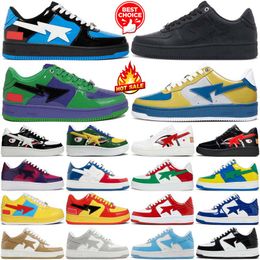 bapestar running Outdoor shoes for mens womens Triple Black White Royal Blue Light Grey red trainers sneakers discount