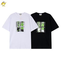 2024 Classic All-match Summer Men Woman T Shirt Black White Vintage Casual Short Sleeve Tee