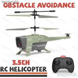 Electric/RC Aircraft Rc Helicopter 3.5Ch 2.5Ch Remote Control Plane 2.4G Hovering Obstacle Avoidance Electric Airplane Aircraft Flying Toys for Boys