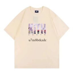 Kith Mens T Shirt Designer Shirt Men Shirt Tees Summer Casual Pure Cotton Sweat Absorbing Short Sleeved Street Fashion Unisex Clothing 487