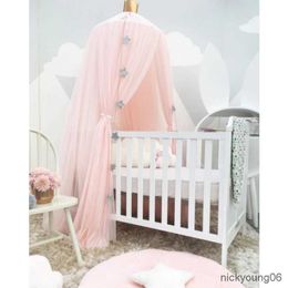 Crib Netting Baby Canopy Tent Mosquito Net Bed Curtain Baby Crib Netting Cot Hung Dome Girl Princess Children Play Tent Kids Room Decoration