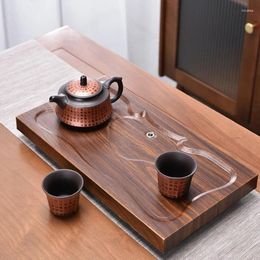 Tea Trays Bamboo Tray Board 1PC Drainage Water Storage Set Table Chinese Room Ceremony Tool